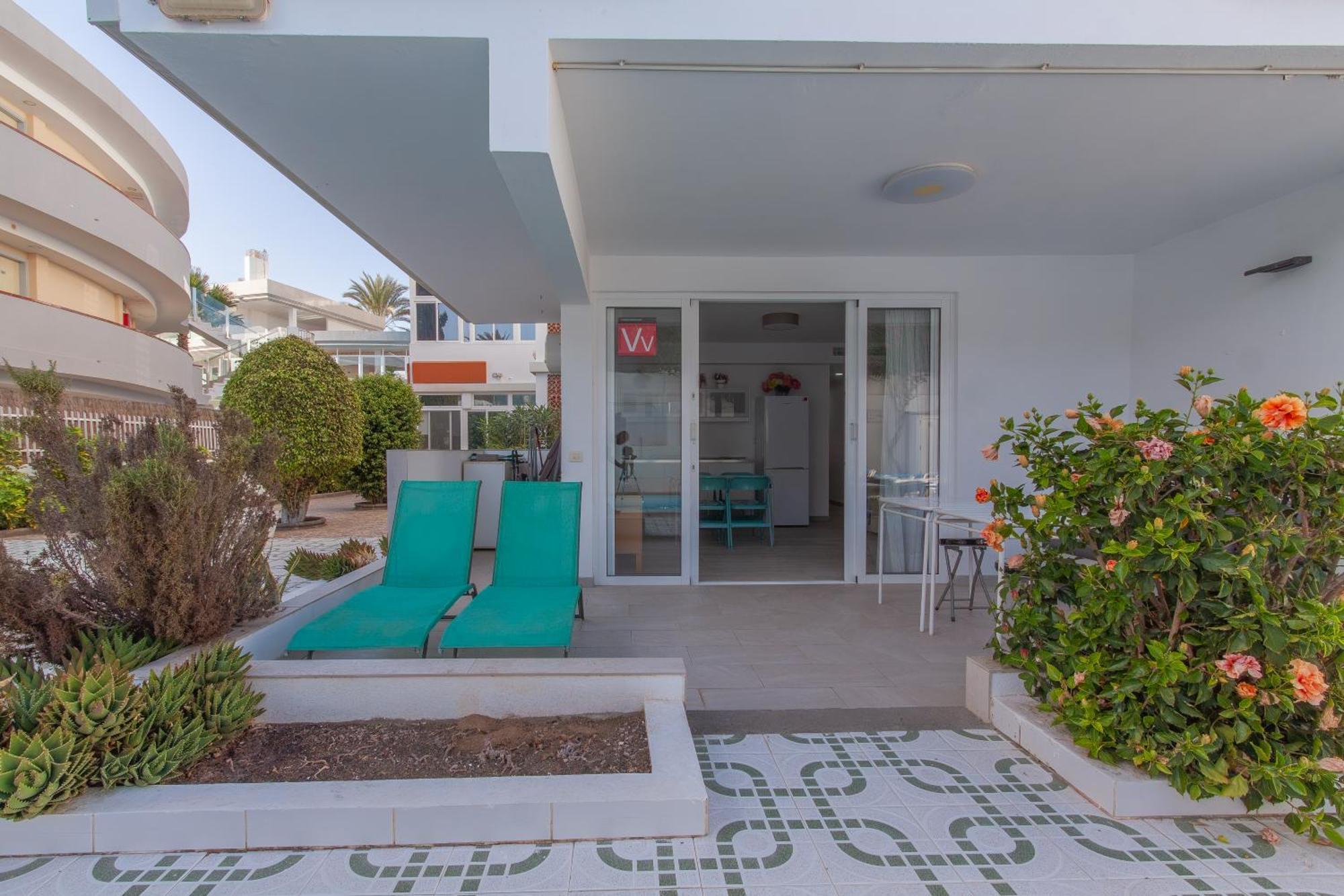 Apartamento Con Terraza Y Piscina En Playa Del Ing Playa del Inglés Zewnętrze zdjęcie