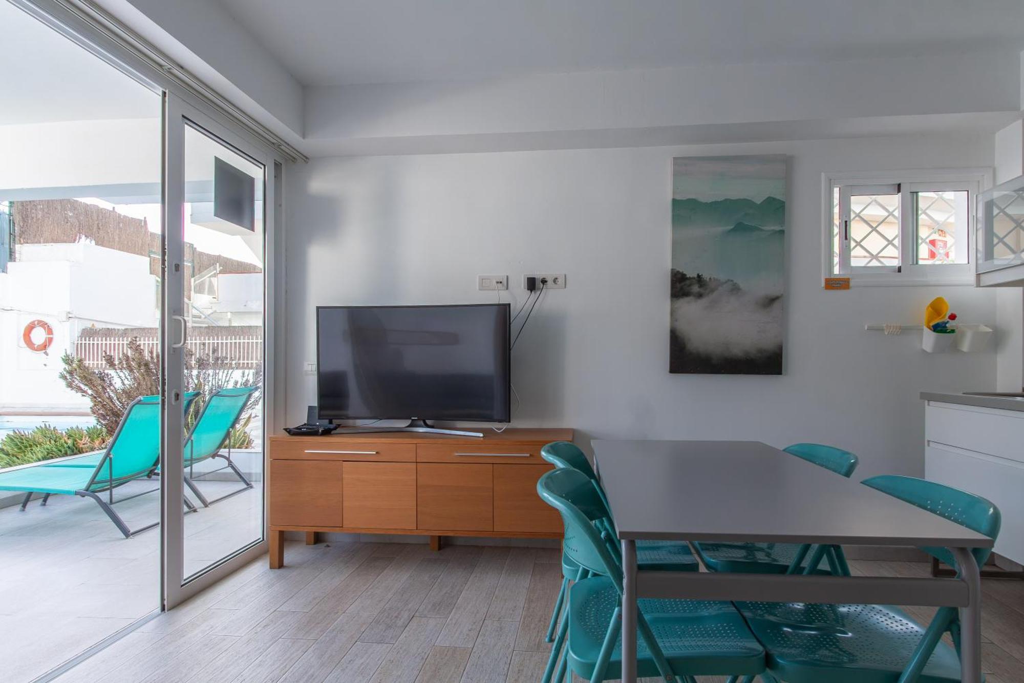 Apartamento Con Terraza Y Piscina En Playa Del Ing Playa del Inglés Zewnętrze zdjęcie