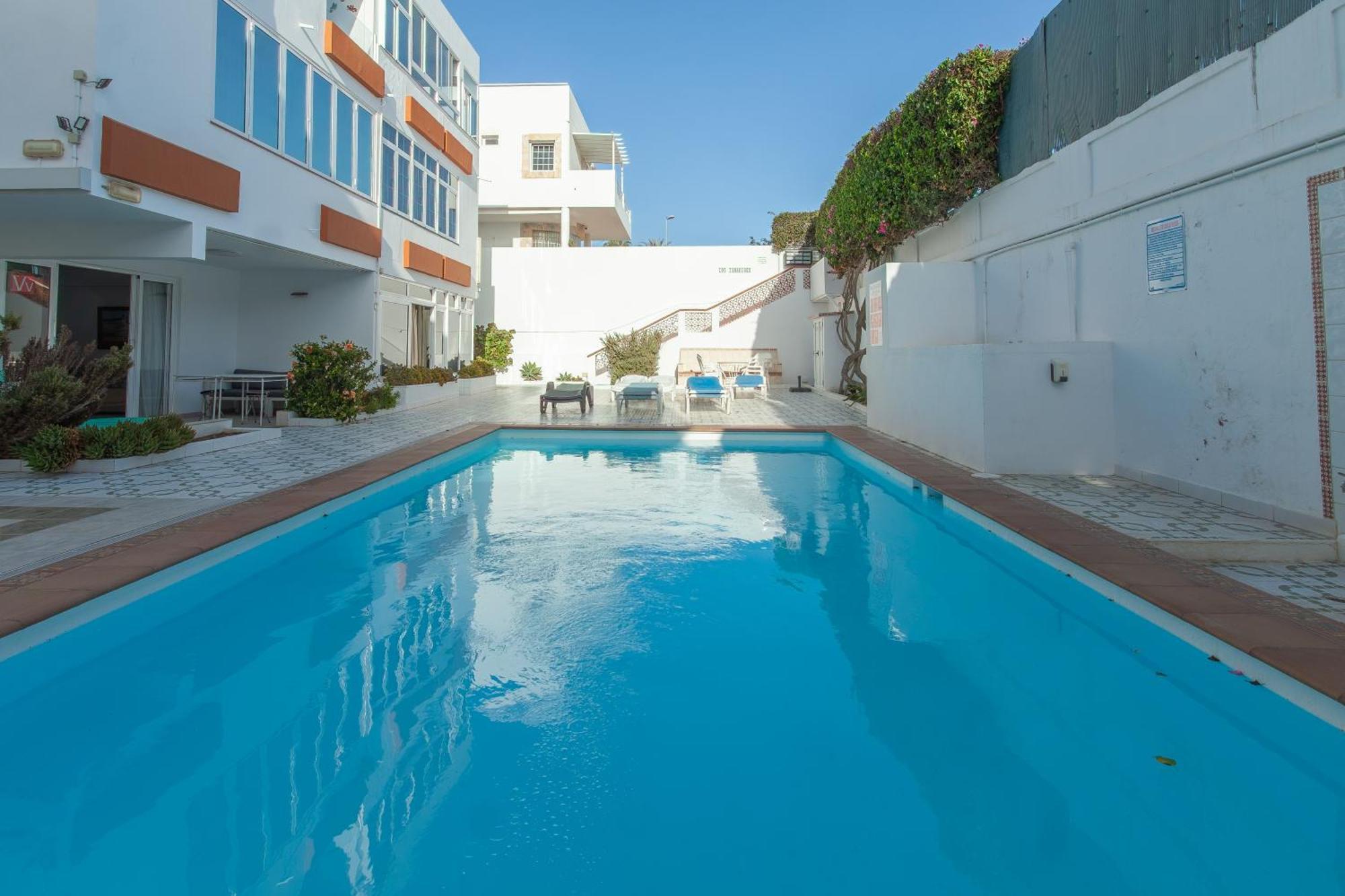 Apartamento Con Terraza Y Piscina En Playa Del Ing Playa del Inglés Zewnętrze zdjęcie
