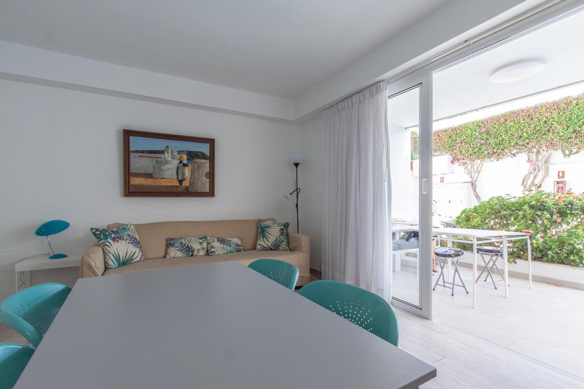 Apartamento Con Terraza Y Piscina En Playa Del Ing Playa del Inglés Zewnętrze zdjęcie